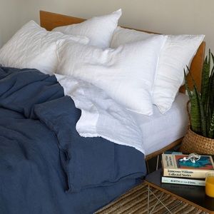 Brooklinen Linen Duvet Cover Indigo NWT king/cal